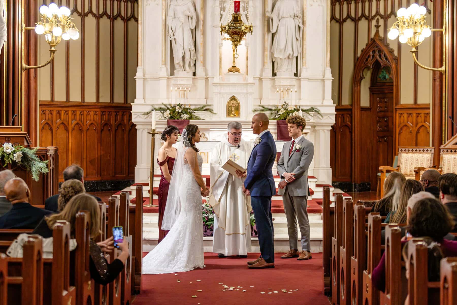 Wedding At the Transfiguration of the Lord Parish 39 North Attleborough Wedding Ceremony 282 transfiguration of the lord parish